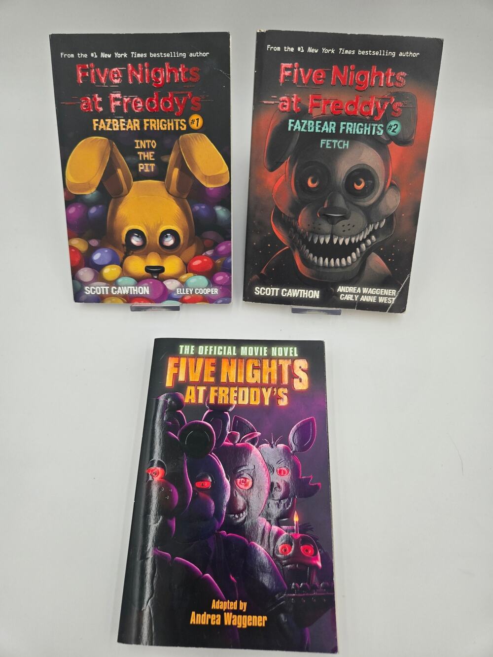 Five Nights At Freddy's Fazbear Frights Book Lot 1 2 Movie Novel